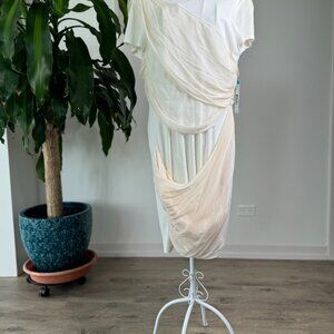 NWT ALICE + OLIVIA BY STACEY BENDET IVORY DRESS